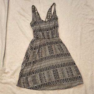 Black and white sundress